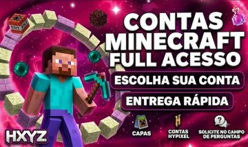 CONTAS MINECRAFT (ESCOLHA SUA VERSÃO/HYPIXEL & MAIS) FULL ACESSO