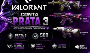 VONTA VALORANT/VANDAL GAIA VANDAL ROSEIRAL SOMBRIO E PHANTOM ONI