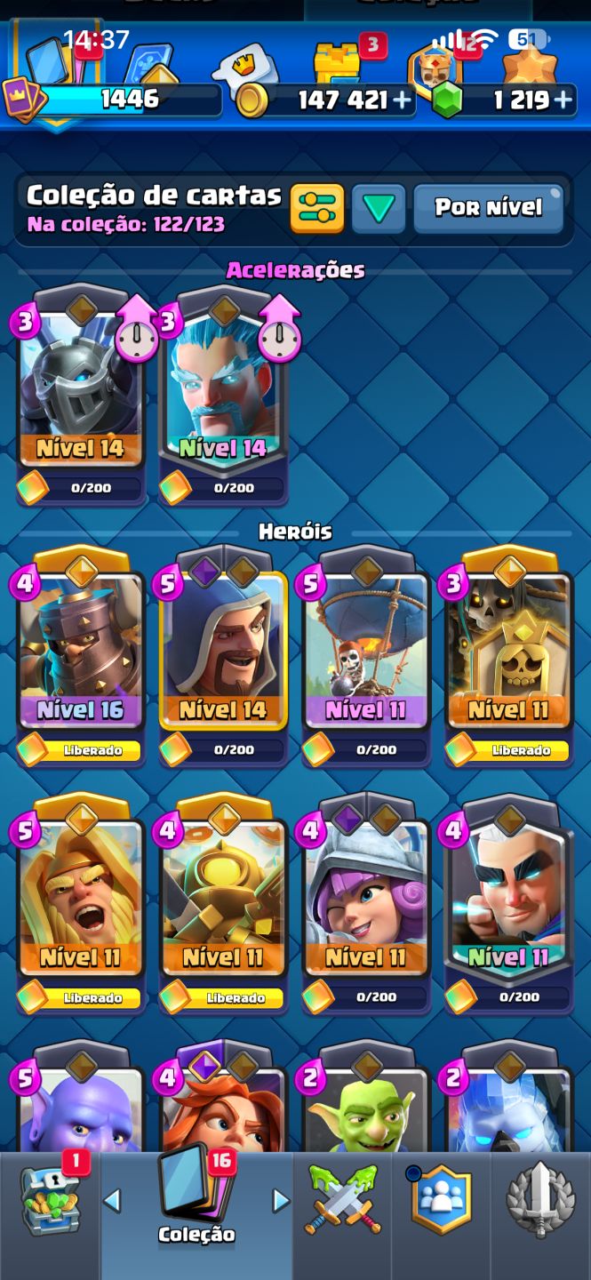 Promova Conta Clash Royale 9000 Troféus