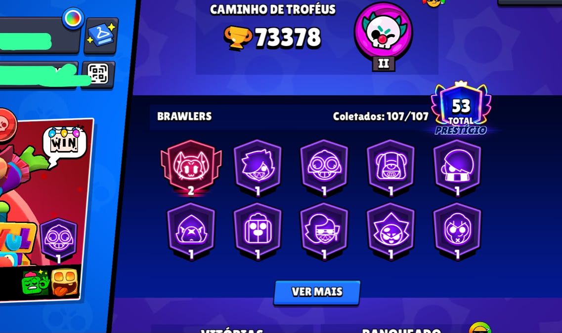 CONTA BRAWL STARS RARA DE 2019!!
