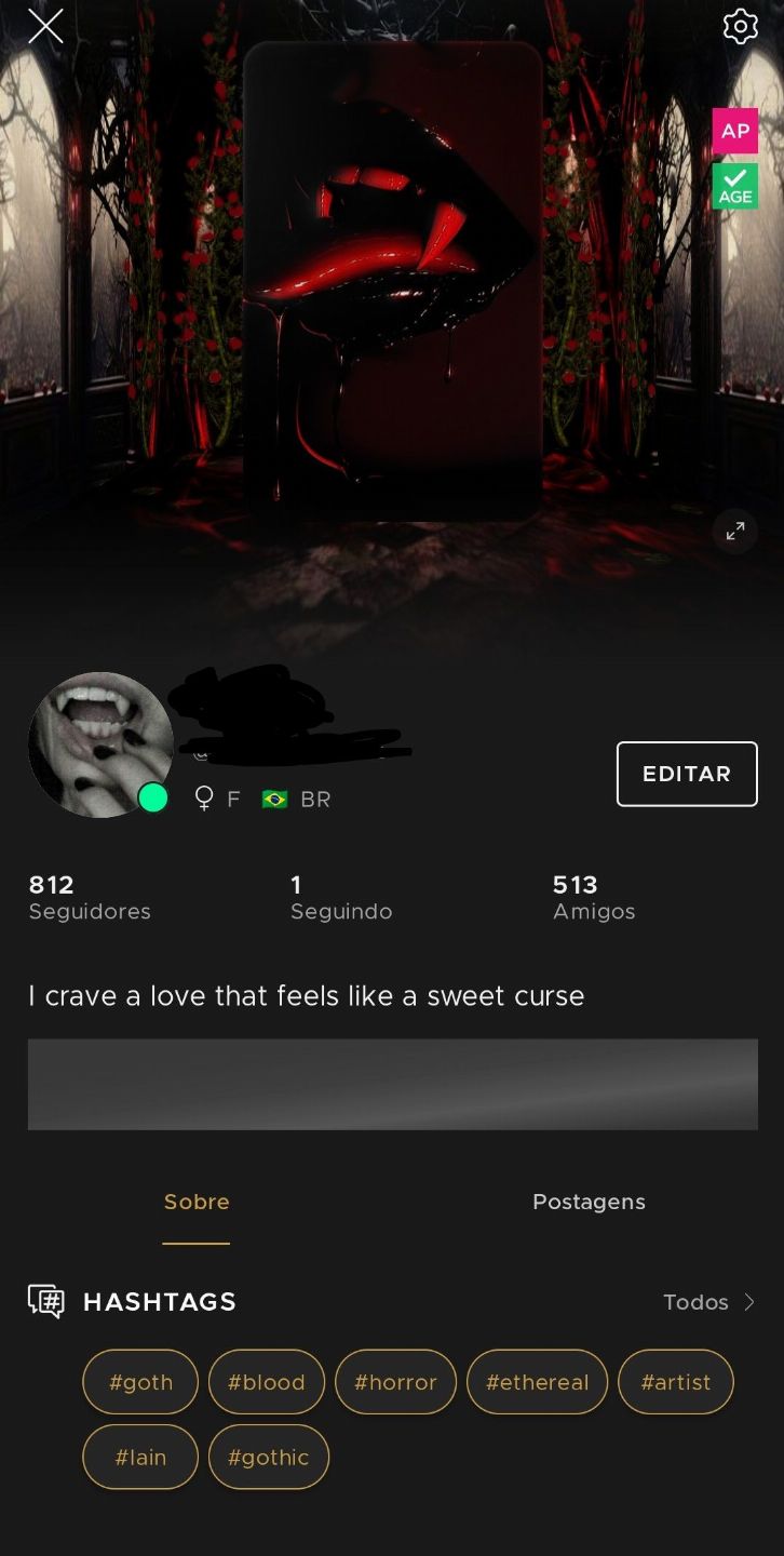 Conta IMVU Feminina com AP e AGE