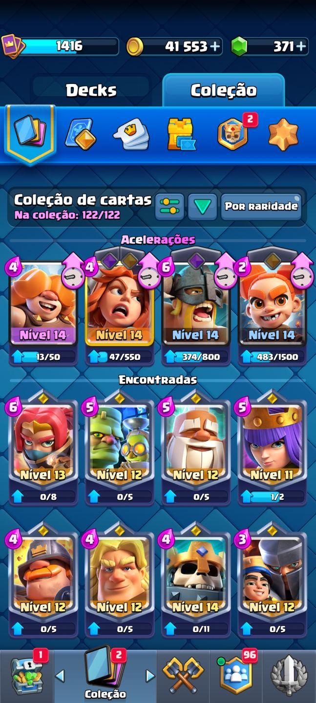 Conta de clash atiga vai fzr cinco anos de criada ja
