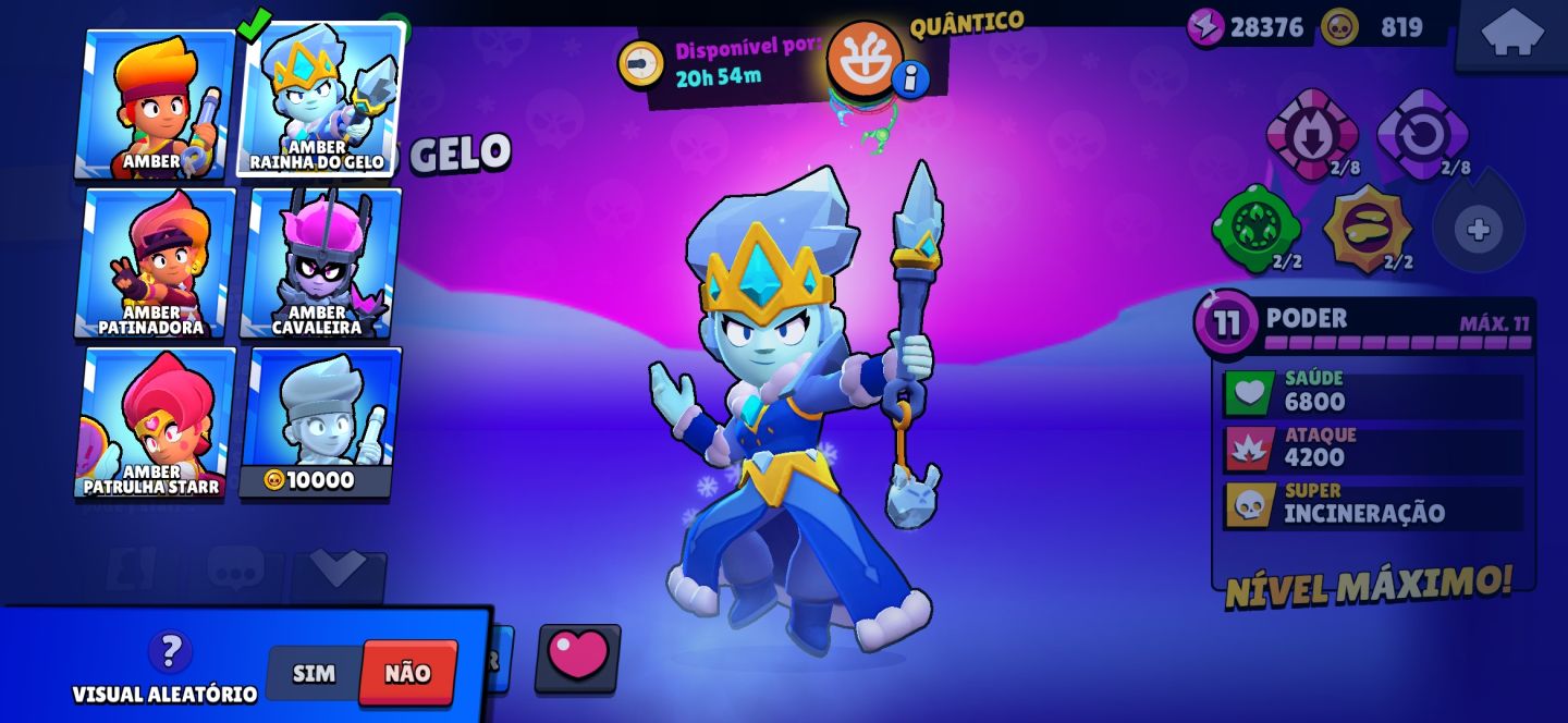 CONTA BRAWL STARS COM 101/108 BRAWLERS/SKINS DE TODAS RARIDADES
