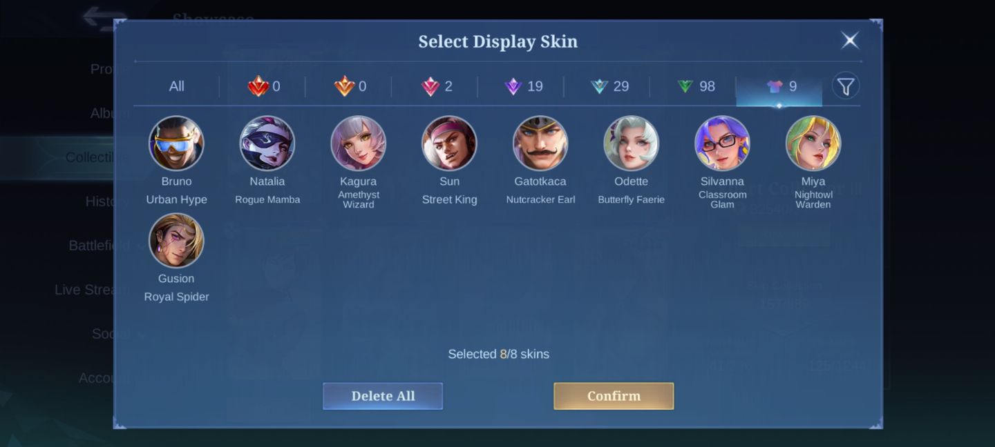 Conta Mobile Legends(muitos recursos excelente para se jogar)
