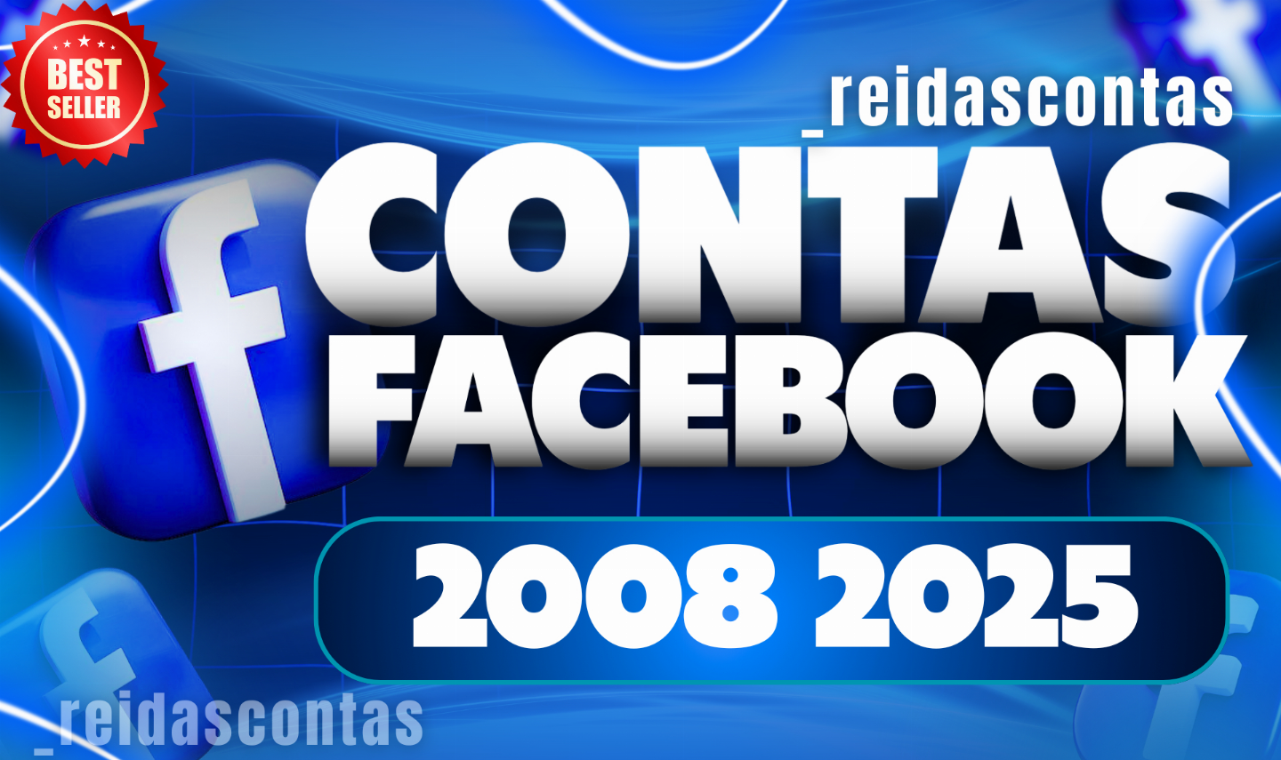 CONTAS DO FACEBOOK 2008 - 2025 - ENTREGA AUTOMÁTICA