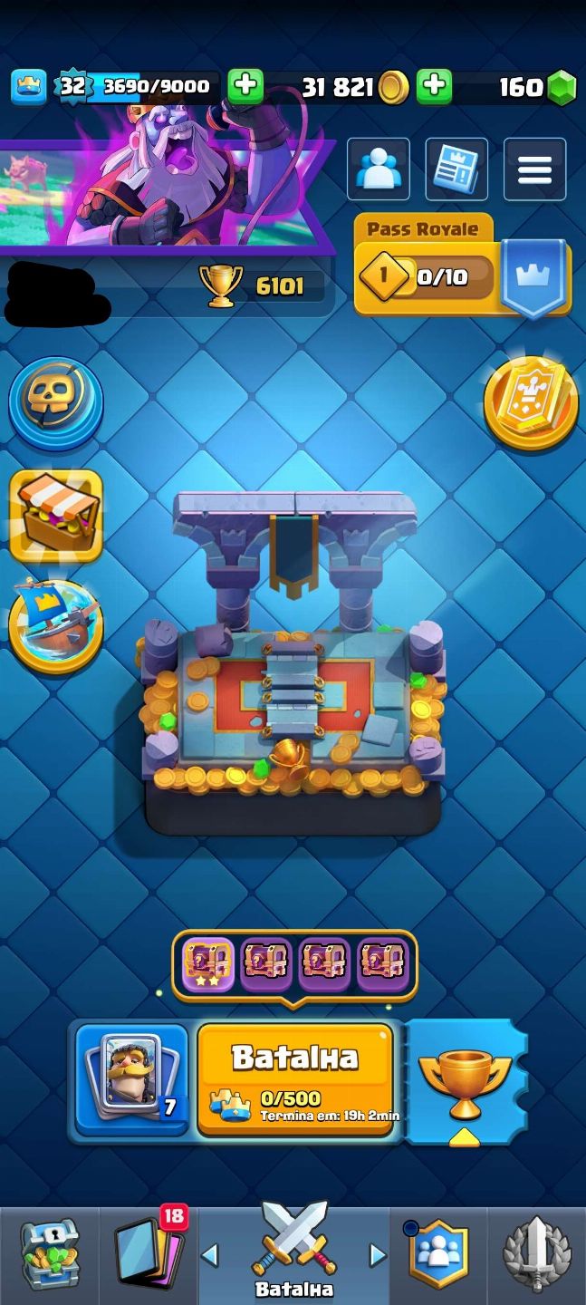 CONTA CLASH ROYALE +6100 TROFÉUS | ARENA 17 | 112 CARTAS