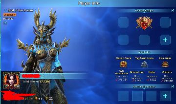 Conta end game super avançada