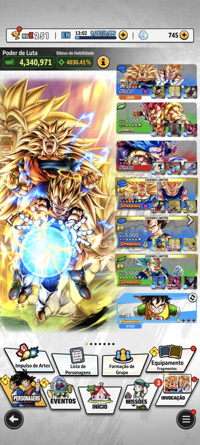 Melhor conta Full PvP Full novo ultra