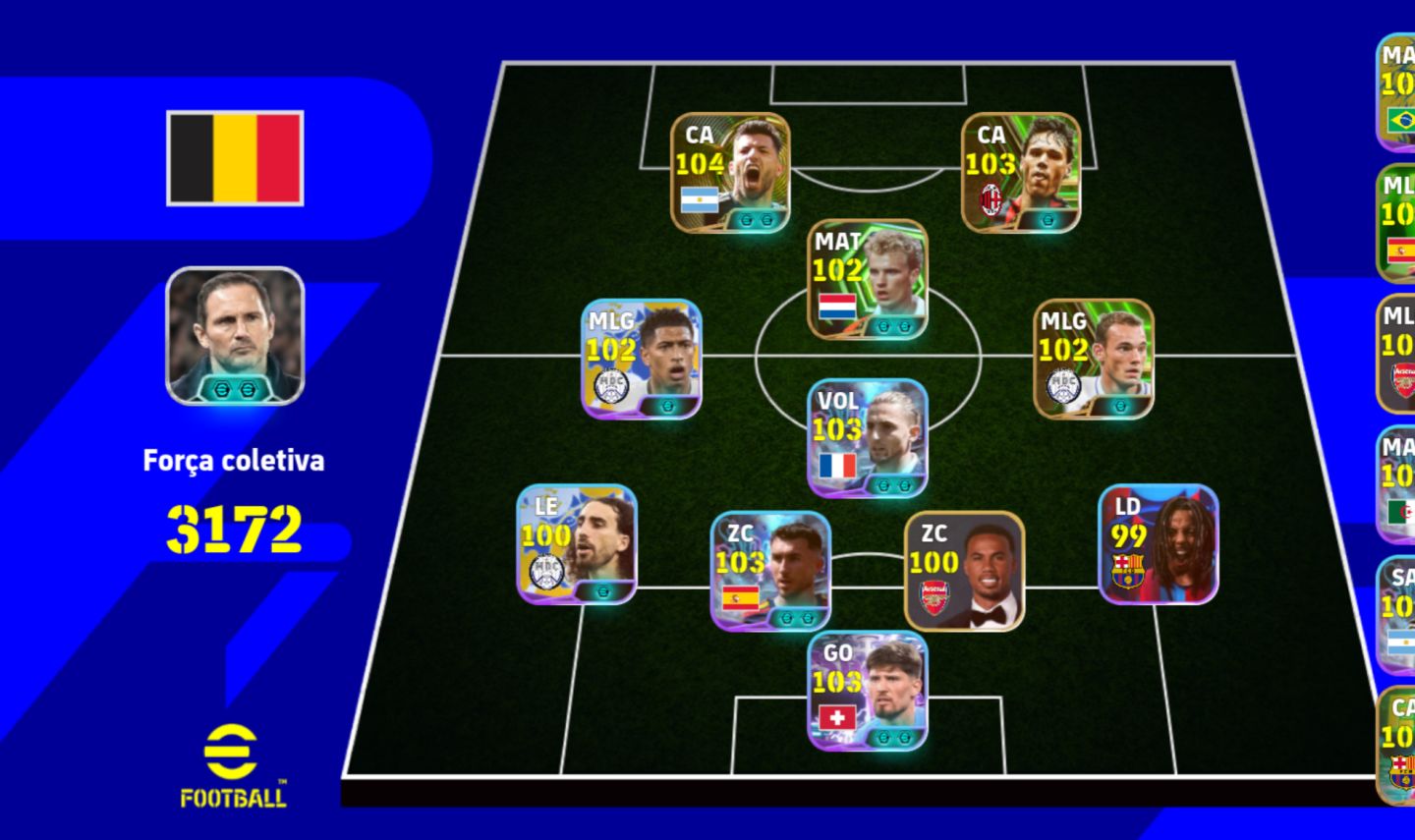 Conta eFootball 3172 de Força Coletiva | Oferta Especial