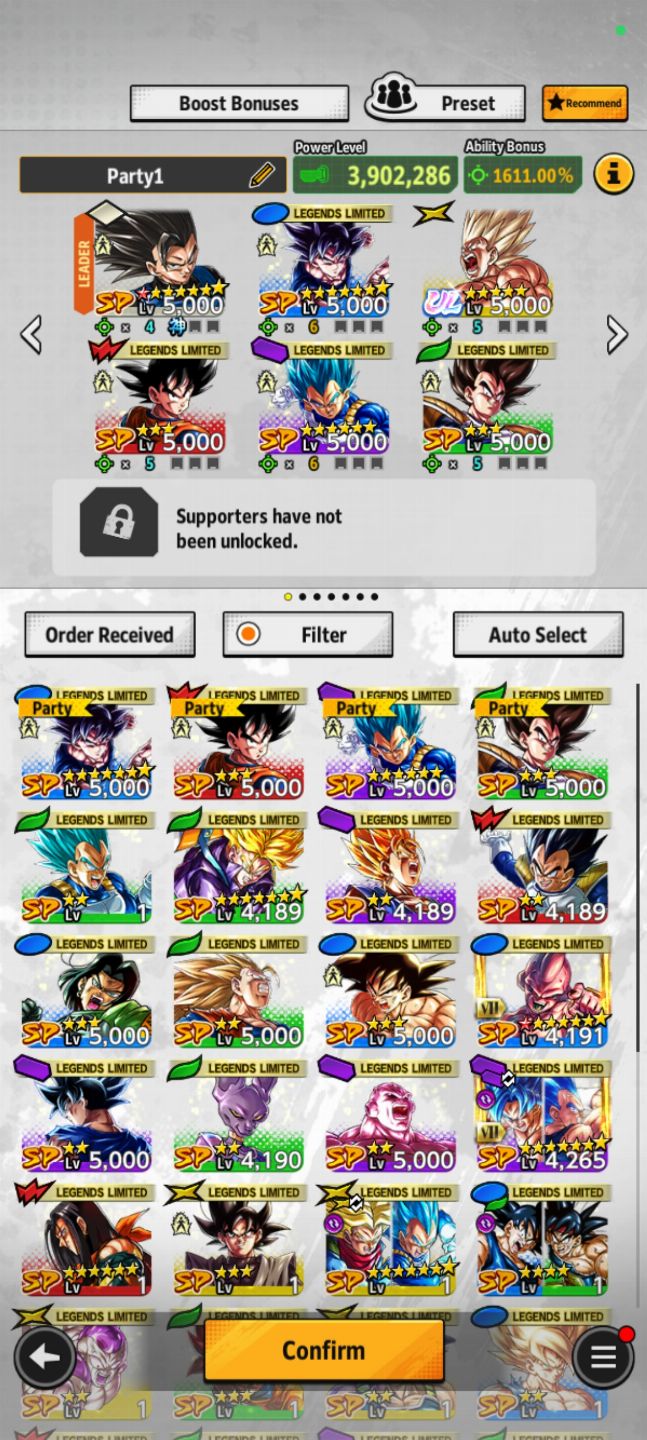 Conta Dragon Ball Legends Com Goku SSJ Ultra + 34 LFS