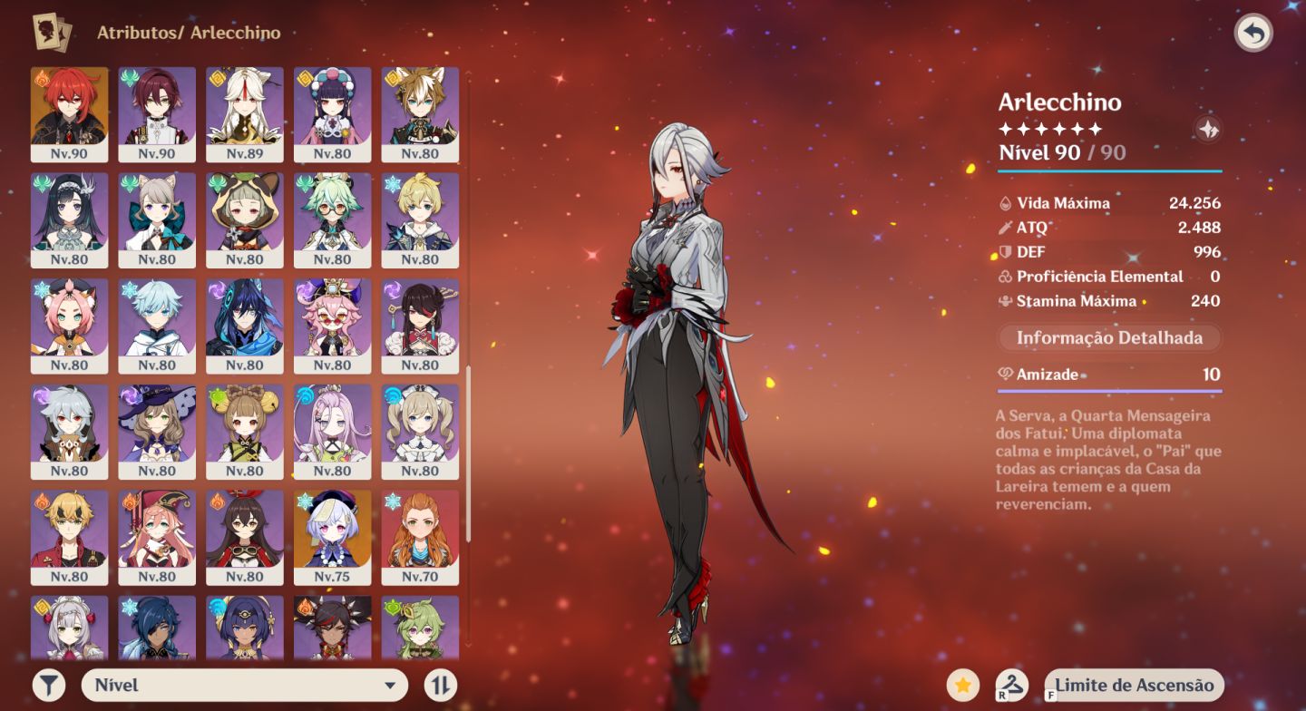 Conta End Game com 2083 dias logados AR60, e muitos personagens e armas