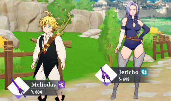 7DS Seven Deadly Sins Origin [TOP REROLL] Meliodas + Jericho + Guila | 1750 Frag