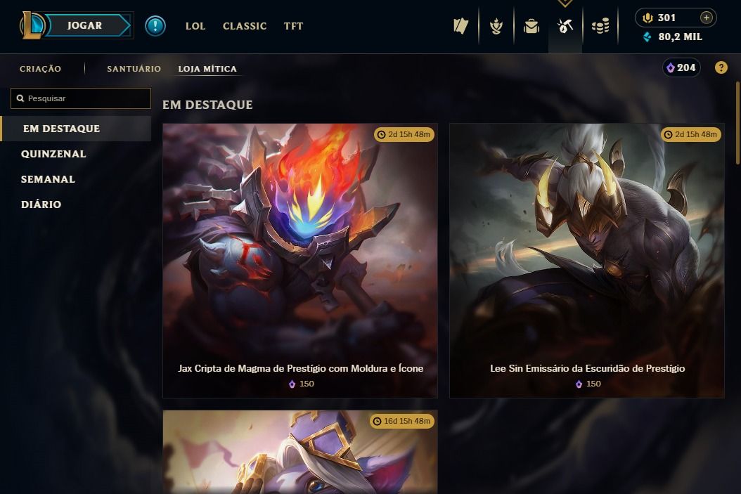 CONTA LOL GM 1300 LP - MMR DE CHALL/ 56% DE WIN RATE/