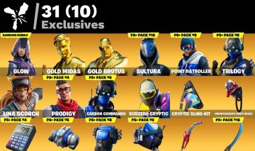 92 skins | Glow, Lara Croft, Neymar e outras skins OG [FULL ACESSO]