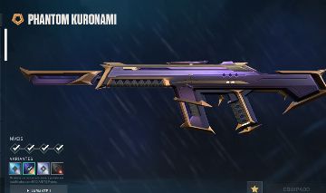 CONTA COM ARMAS DA COLEÇÃO KURONAMI 2.0