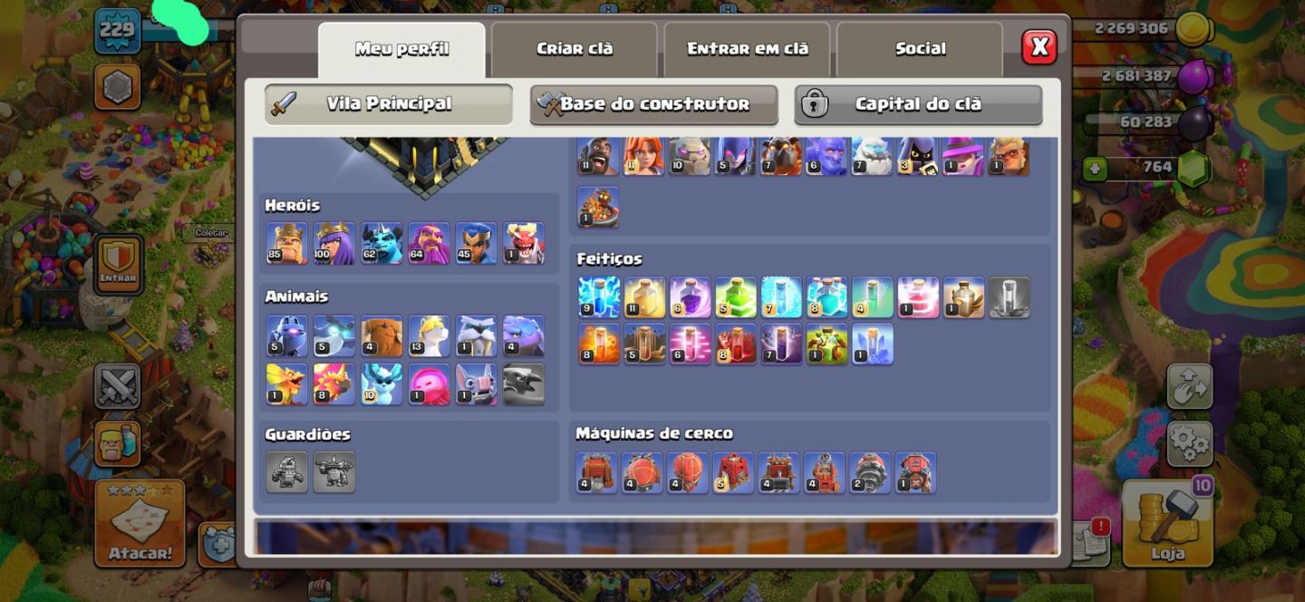 Clash of Clans CV17 quase full