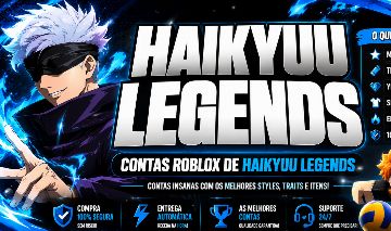 CONTAS HAIKYUU LEGENDS ROBLOX(ENTREGA AUTOMATICA)