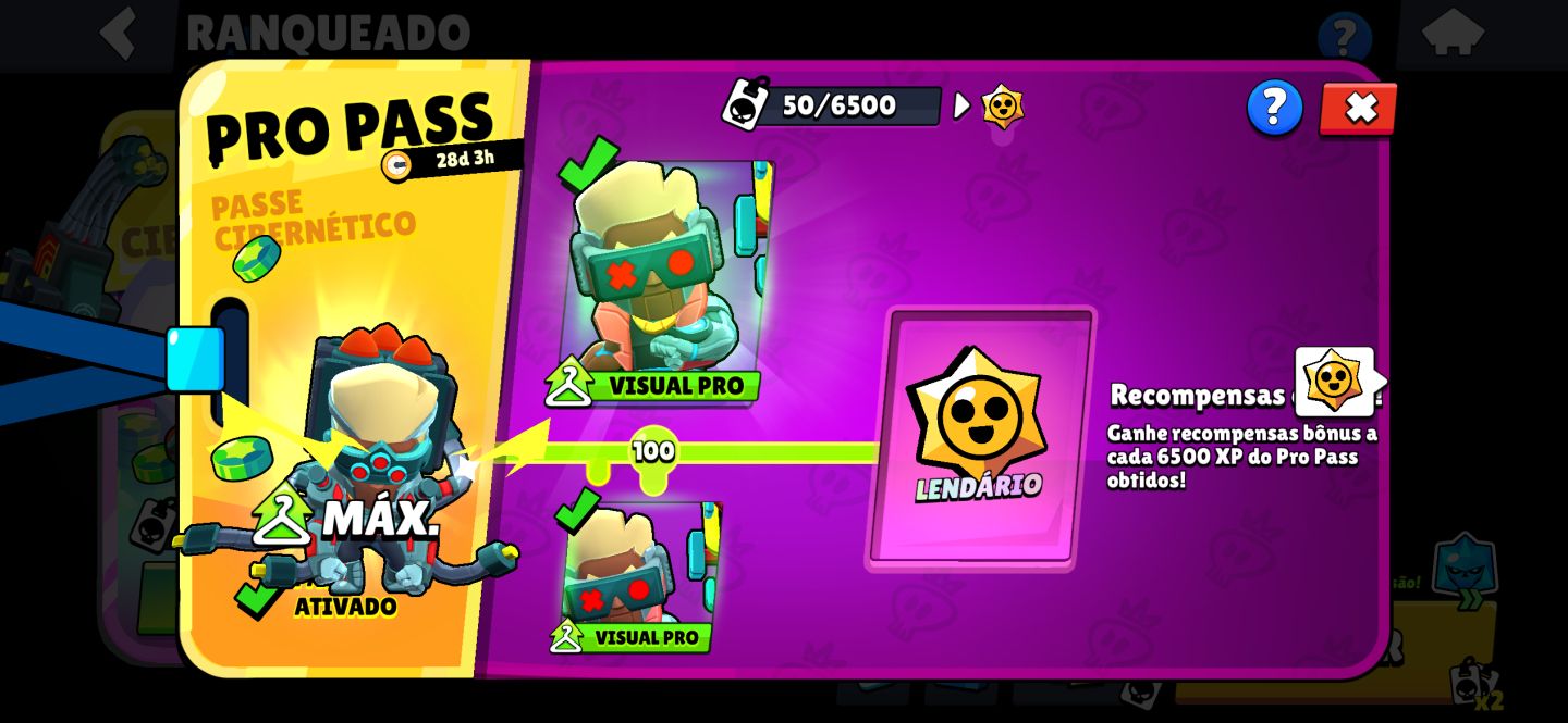 CONTA DE BRAWL STAR 47K DE TROFÉUS