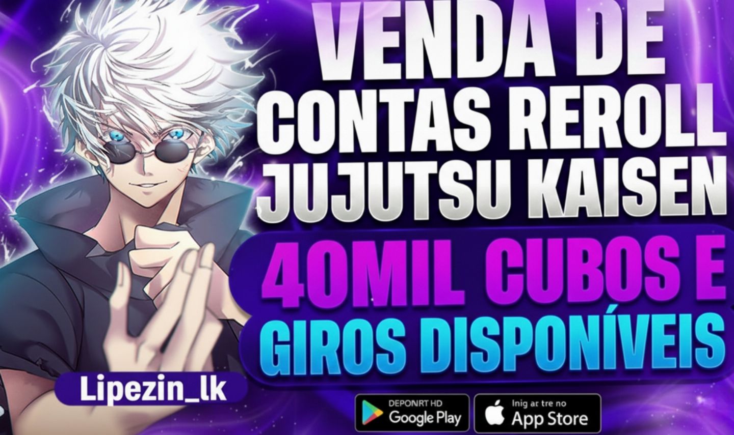 CONTAS REROLL JUJUTSU KAISEN PHANTON PARADE COM MUITOS CUBOS E GIROS