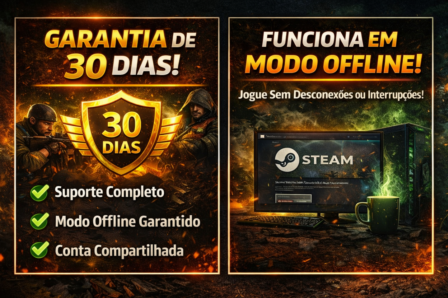 Steam off/MELHOR PREÇO DO SITE/ENTREGA RAPIDA!!!