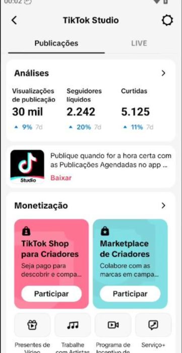 TIK TOK COM 13.000 SEGUIDORES REAIS+MELHOR PREÇO E QUALIDADE DO SITE+VALOR PROMO