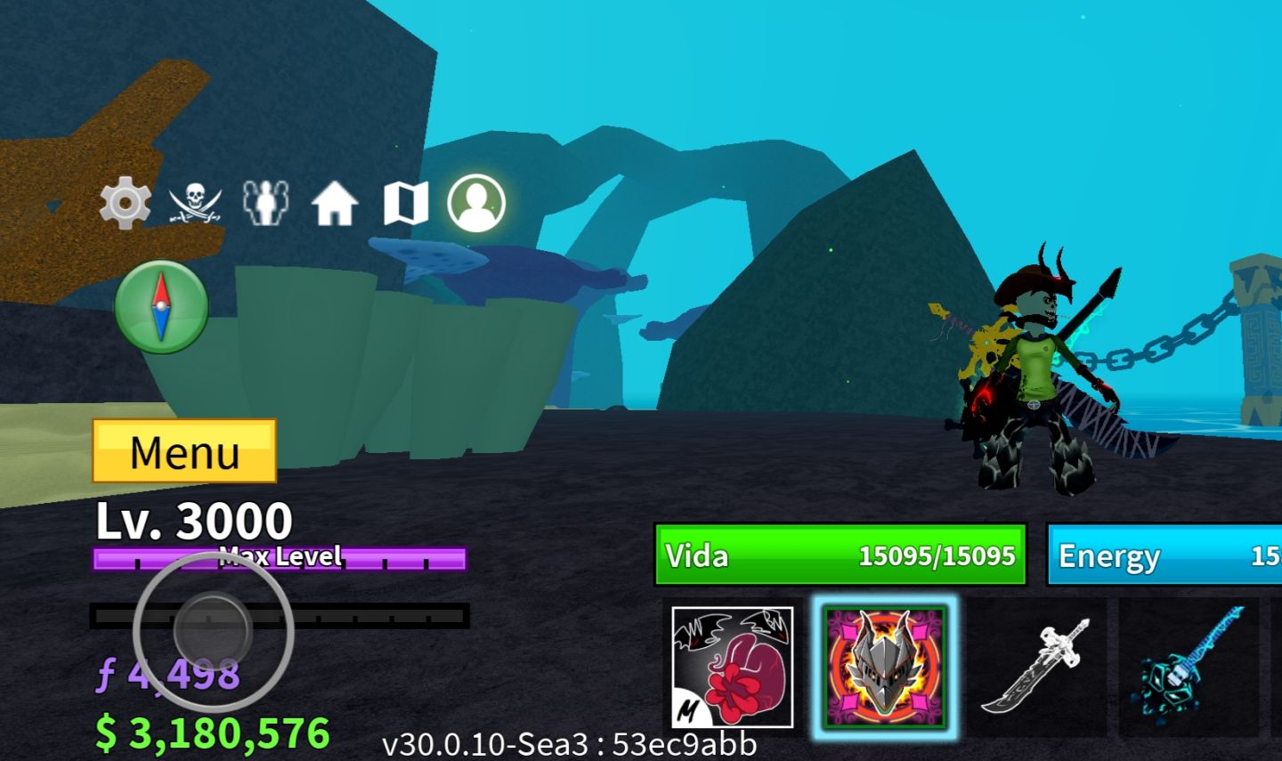 CONTA DE ROBLOX FOCADA EM VÁRIOS PRINCIPAL BLOX FRUITS!
