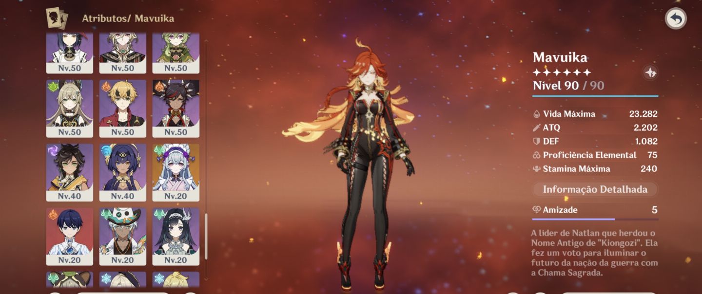 CONTA GENSHIN AR60 QUASE END GAME COM VARIOS PERSONAGENS METAS E ARMAS T5