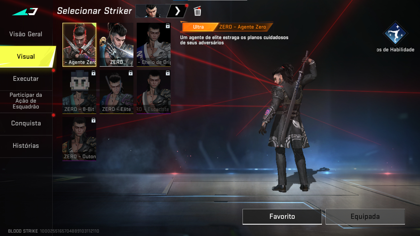 CONTA BLOOD STRIKE SKINS EXCLUSIVAS E LIMITADAS