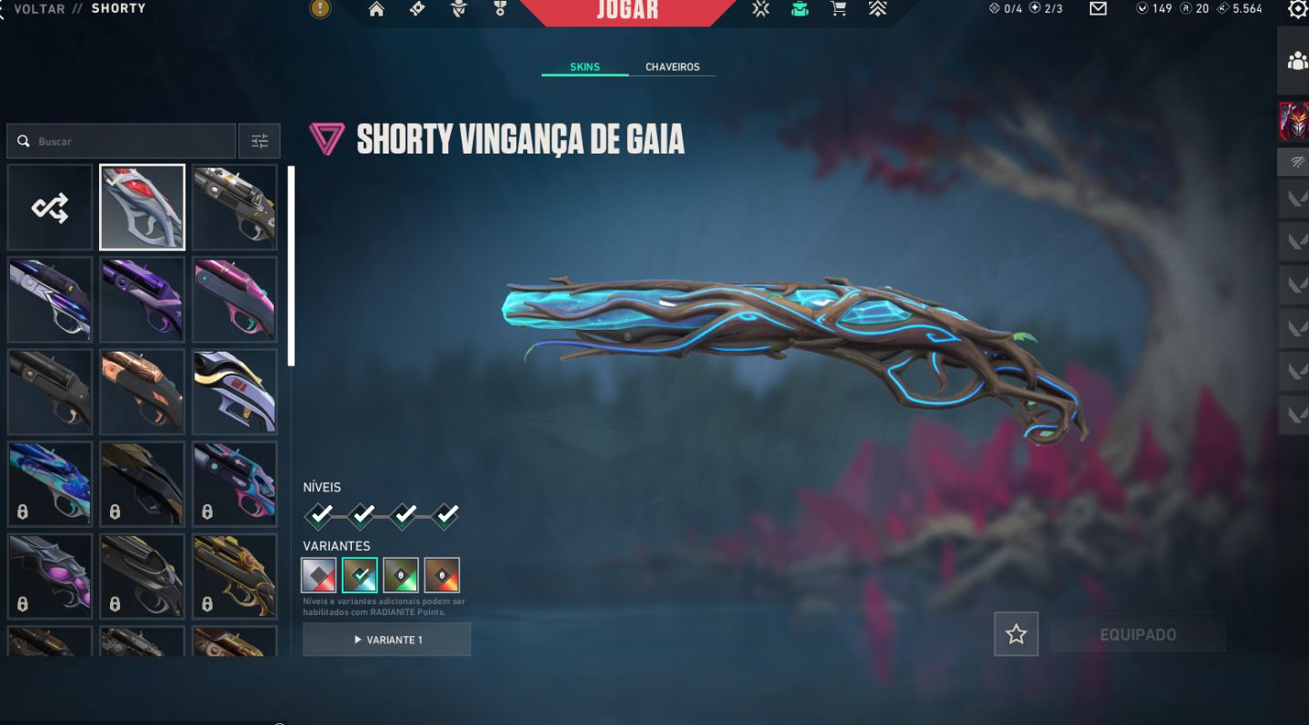Conta valorant varias skins ex imo 2