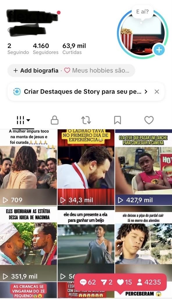 Conta Tik Tok Com Seguidores Brasileiros Reais | sem Documentos