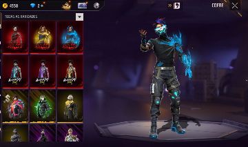 Conta de free fire com 2 armas evolutivas e pacote scorpion e booyah day