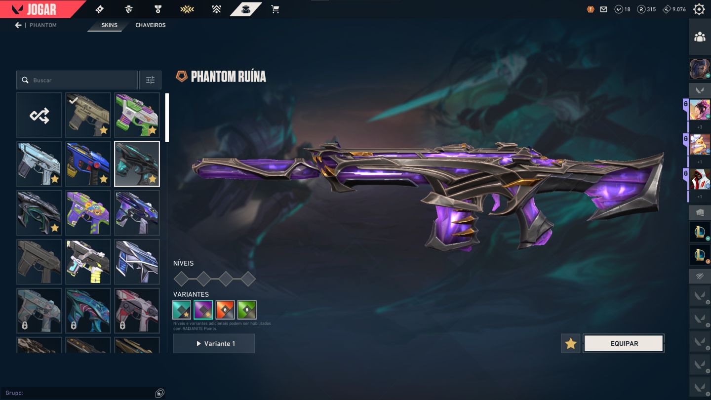 CONTA COMPLETA COM KARAMBIT SAQUEADORA E MUITAS SKINS / PRECO NEGOCIAVEL