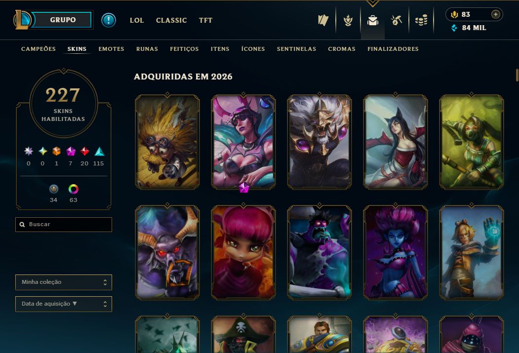 CONTA VALORANT + LOL FULL ACESSO CHEIA DE SKINS!!