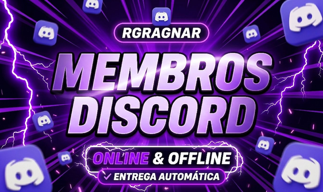MEMBROS REAIS DISCORD | ONLINE & OFFLINE & CONVITE