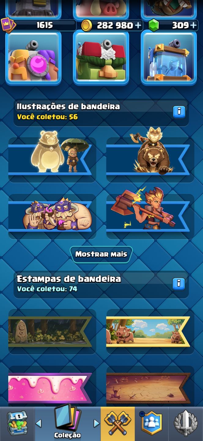 Conta clash royale nível 16.. mais de 13000 troféus