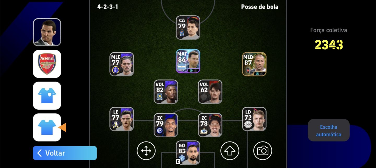 CONTAS COM ÉPICOS PAGOS NO EFOOTBALL MOBILE