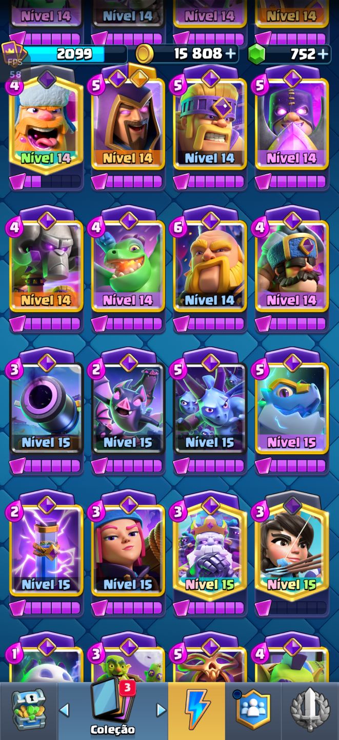 CONTA DE CLASH ROYALE GEMADA