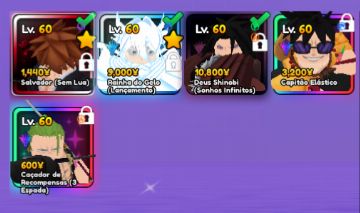 CONTA ANIME VANGUARDS COM 5 MONARCAS - FULL ACESSO