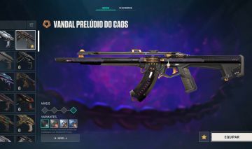 Conta valorant com 1450vp ja inclusos,prata 3, skins premium de vandal e phantom