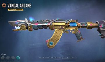 Conta de valorante com vandal arcane e mais limitados com mais de 2k gastos