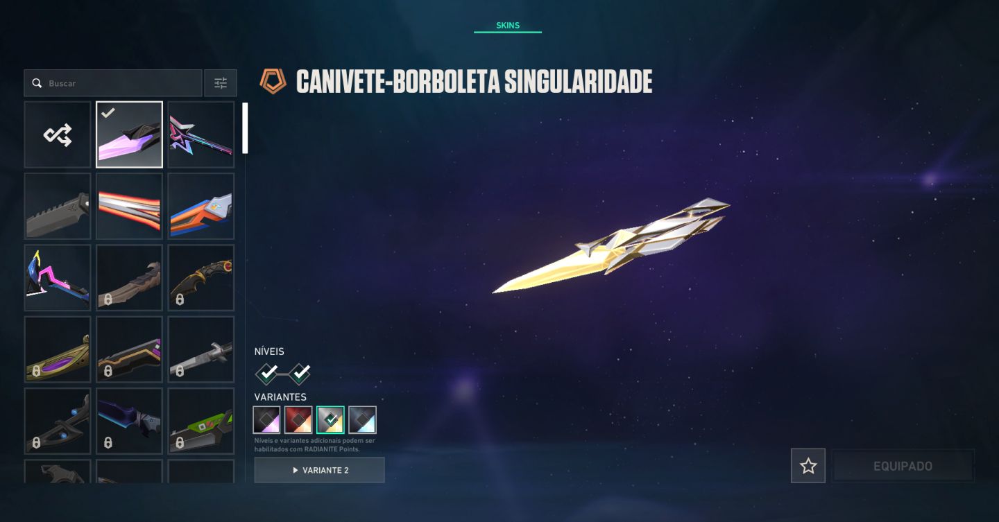 CONTA DE VALORANT NVL 157 (SKIN DE VANDAL, PHANTOM e Sobrando 442 VP, )