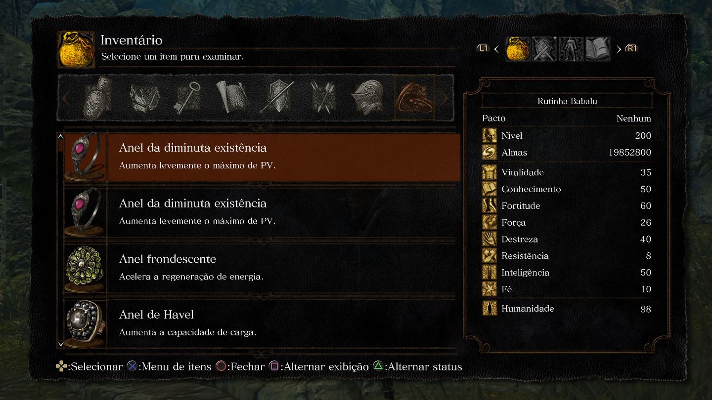 Dark Souls Remasted - Almas comuns e de CHEFES, Titanitas e todos itens do jogo