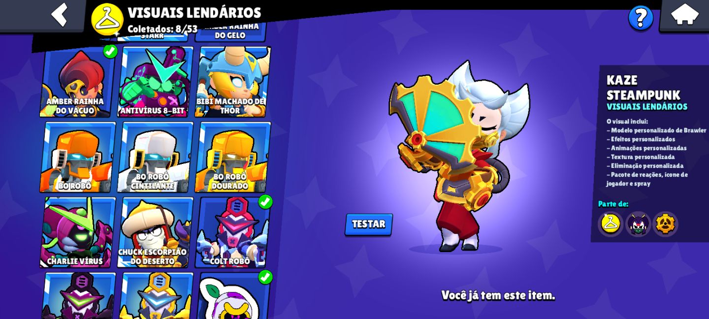 Conta de Brawl stars, com um pro pass plus!!!!!!!! SUPERCELL ID ALTERAVEL!!!!!!!