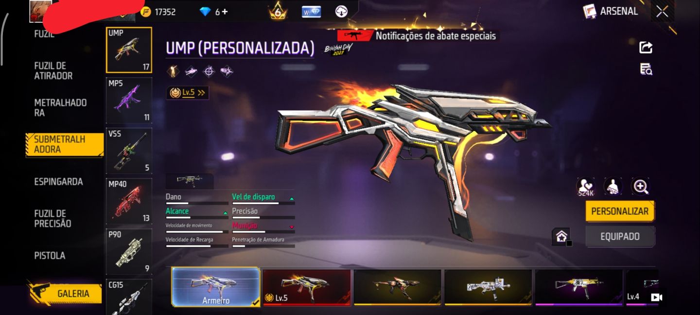 CONTA PRIME 6- 6 EVOLUTIVAS - 24 PASSES INCLUINDO MANO MAX - 2 PUNHOS - 7 ANOS!