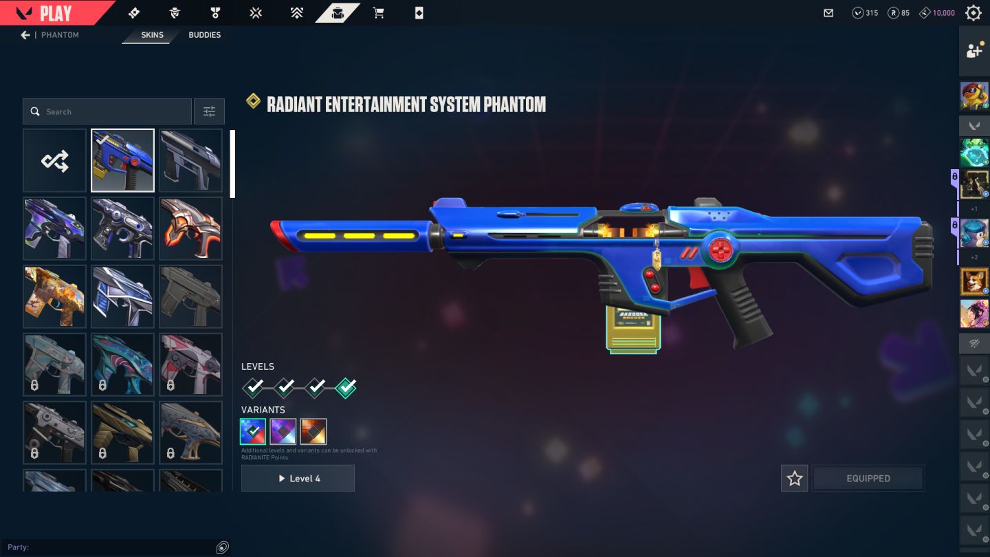 CONTA VALORANT FULL ASCESSO À VENDA, com mais de 30 skins da loja