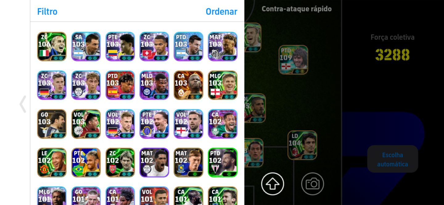 CONTA DE EFOOTBALL