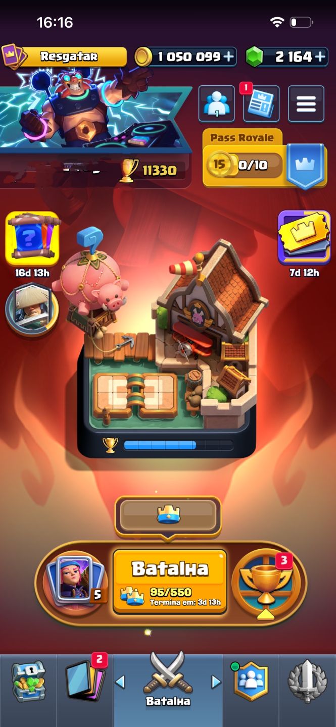 Conta Clash Royale Profissional muito Rara