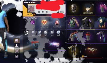 CONTA FREE FIRE NV 69 | 17 MEDALHAS DO MESTRE | XM8 Atributadas | LOGIN GOOGLE