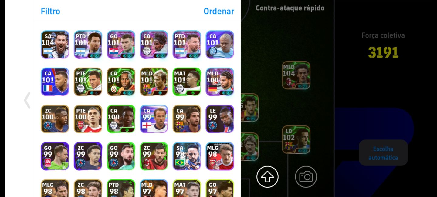 Conta efootball para divisão 3190