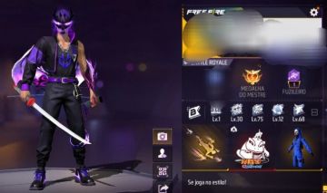 CONTA FREE FIRE BOA | LVL 48, SKINS DE EVENTO E MAIS